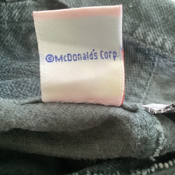 Vintage 90’s Mc Kids Gray Corduroy Carpenter Overalls Hammer loop 5 Pockets 2T - Picture 7 of 7